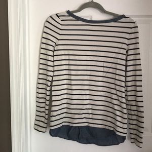 Loft Black & White Knit S